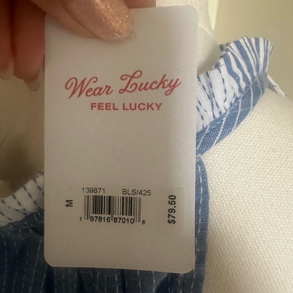 NWT Lucky Brand Sleeveless Top - Medium - Picture 7 of 9